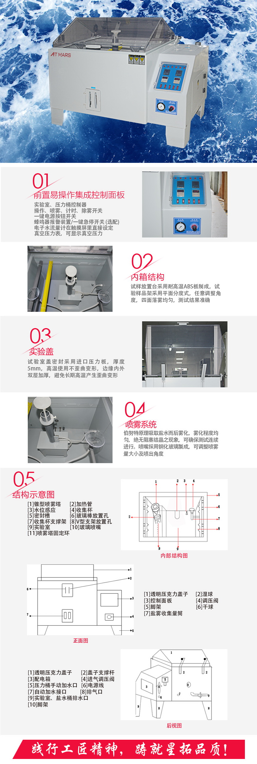 鹽霧試驗(yàn)箱 90型結(jié)構(gòu)